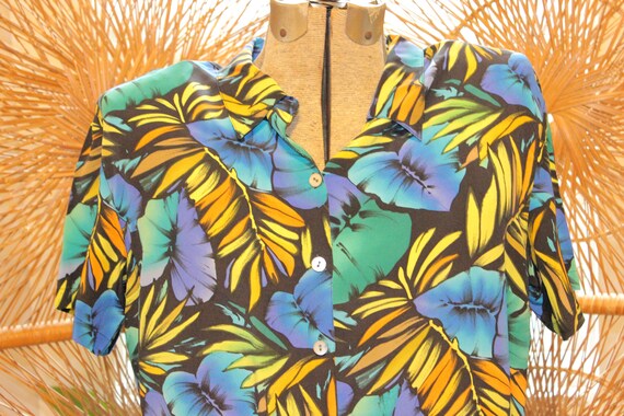VGT TROPICAL SHIRT,honolulu tropical shirt,vintag… - image 5
