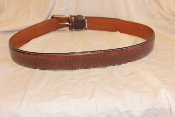 VGT LEATHER BELT,vintage brown leather belt,vinta… - image 7