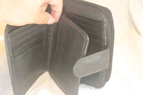 VINTAGE LEATHER ORGANIZER Wallet,vintage leather … - image 2