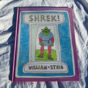 VINTAGE SHREK 1st edition,vintage Shrek William Steig,vintage Shrek William Steig book,Shrek William Steig book,90s Shrek William Steig book