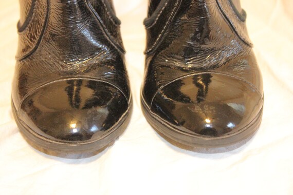7.5 WOMEN BLACK LEATHER Boots,women Gianni Bini b… - image 6