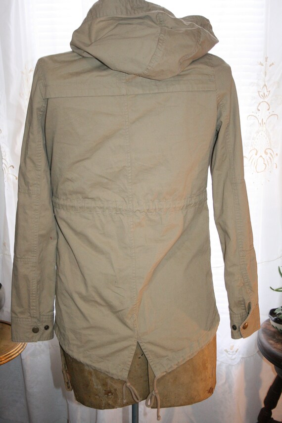 WOMEN KHAKI JACKET,women jacket with hood,women j… - image 5