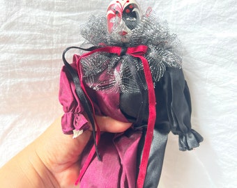 クラウン ぬいぐるみ 大きなピエロのハンドパペットぬいぐるみ、Folkmanis 大きなピエロのハンドパペットぬいぐるみ、Folkmanis、高さ24インチ