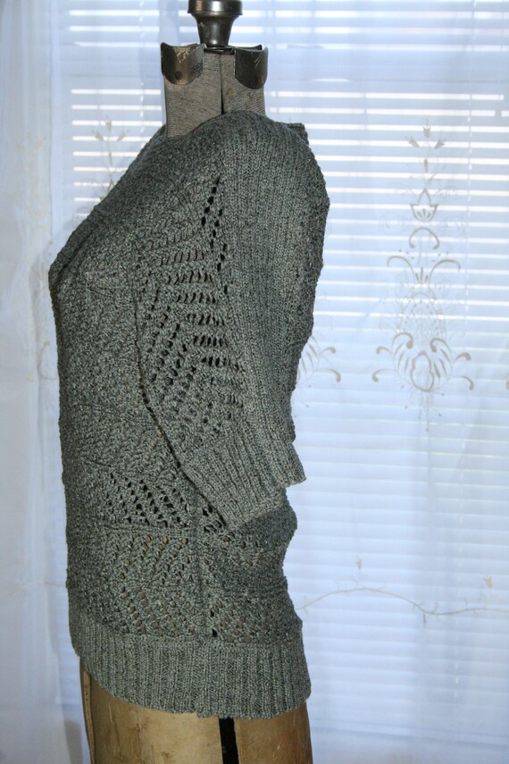 CHICOS LADIES BLOUSES,open weave top,open weave c… - image 3