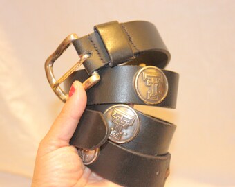 Leather Texas Tech - Etsy