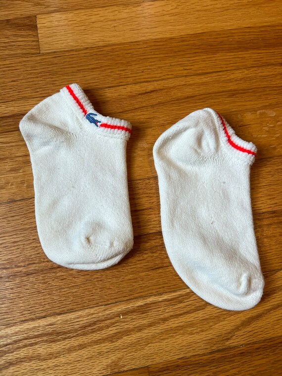 VINTAGE LACOSTE SOCKS,vintage ankle socks,retro ankle… Gem