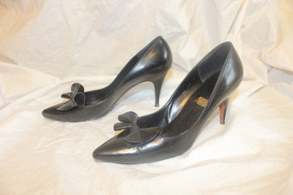 VGT ALLURE BLACK Heels,vintage heels shoes,vintag… - image 6