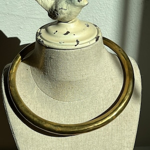 VINTAGE Messing Halsband,Vintage Messing Choker Halsband,Vintage Messing Choker Halsband,Gold Messing Halsband,Messing Choker Halsband