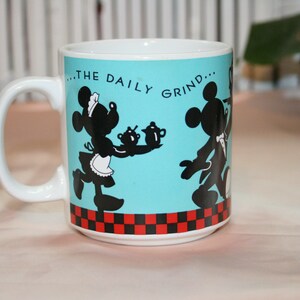 KOFFIE MICKEY MOUSE Cup, vintage mickey mouse, mickey mouse keuken, minnie muis keuken, minnie muis beker, mickey mouse beker, mickey muis mok afbeelding 8
