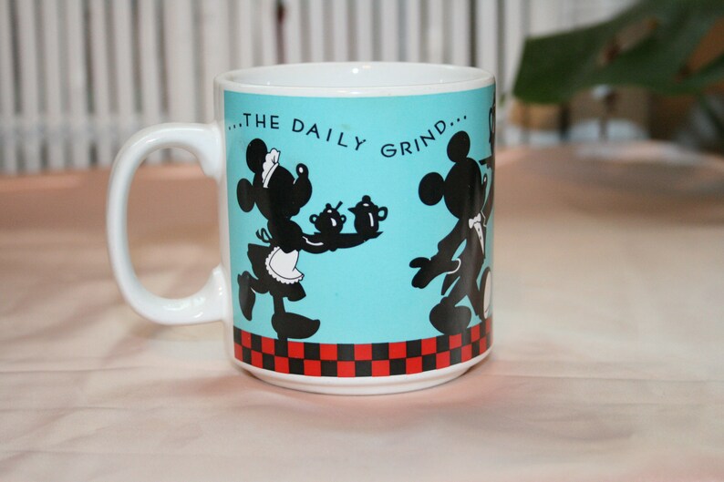 KOFFIE MICKEY MOUSE Cup, vintage mickey mouse, mickey mouse keuken, minnie muis keuken, minnie muis beker, mickey mouse beker, mickey muis mok afbeelding 8