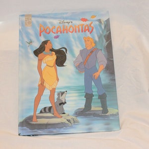 POCAHONTAS VINTAGE BOOK Reading,pocahontas,pocahontas vintage book childrens,pocahontas vintage book disney,pocahontas vintage book picture