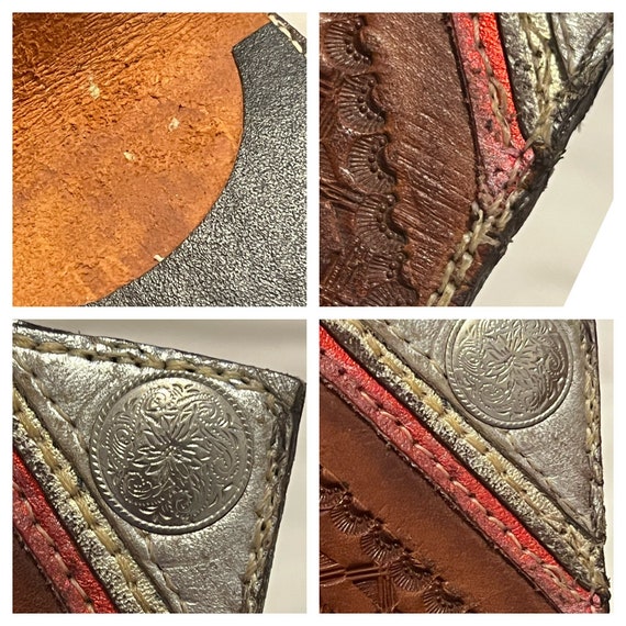 VGT LEATHER WALLET,vintage western wallet,vintage… - image 9