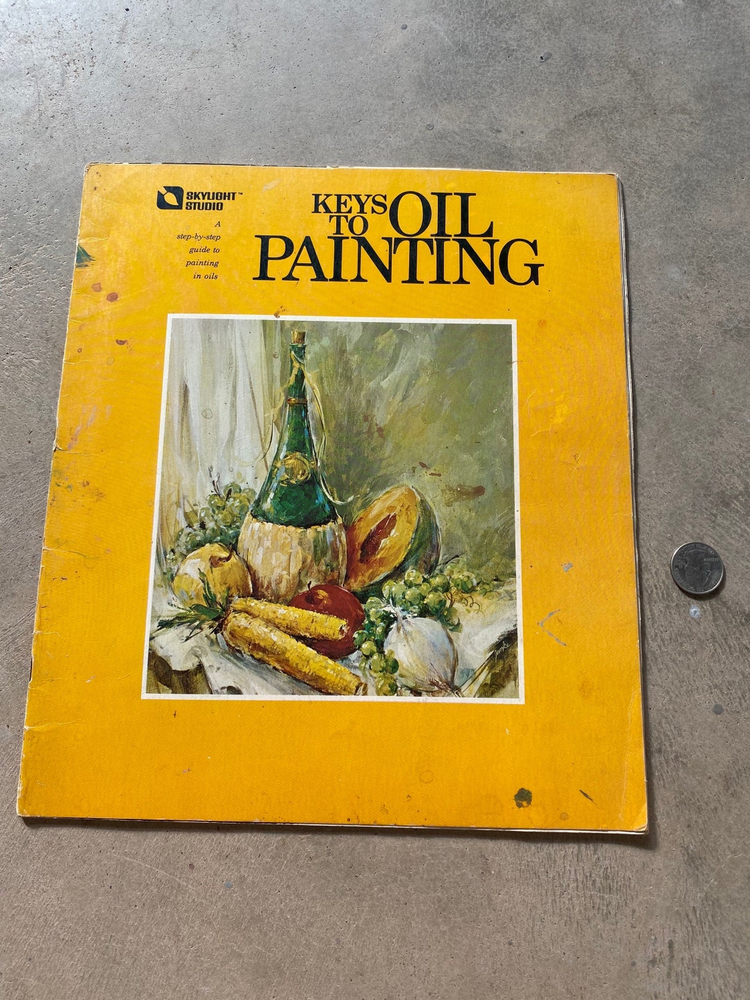 1970s,oil PAINTING Book,vintage Painting Book,vintage Art Book,vintage