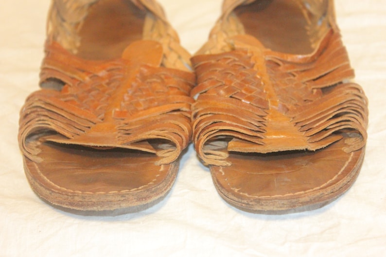 VINTAGE HUARACHES SANDALS,vintage huaraches leather sandals,vintage huaraches sandals brown,huaraches sandals ladies,huaraches sandals boho image 5