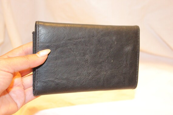 VGT BLACK LEATHER Wallet,black leather wallet,vin… - image 5