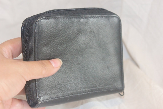 VINTAGE LEATHER ORGANIZER Wallet,vintage leather … - image 5