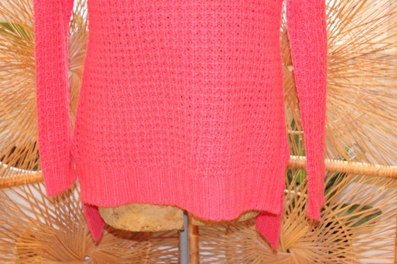 ACRYLIC MINIMALIST SWEATER,barbie pink sweater,pi… - image 7