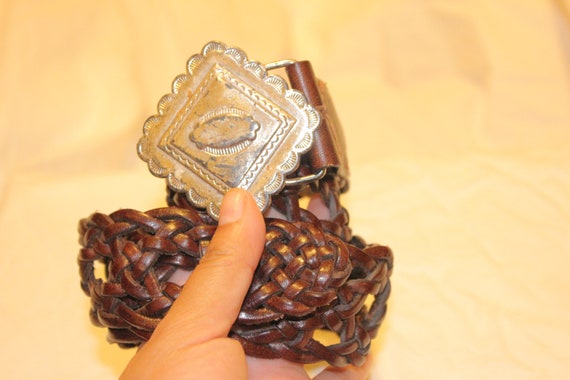 VGT WESTERN Leather BELT,leather belt,western belt,boho hippie belt,vintage leather belt,biker belt,motorcycle belt,western women belt,boho