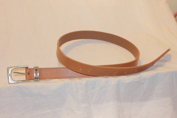 VGT WOMEN LEATHER Belt,vintage leather belt,women… - image 7