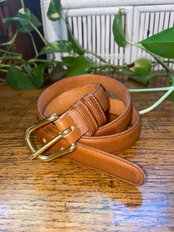 COACH LEATHER Belt,boho leather belt,leather belt,