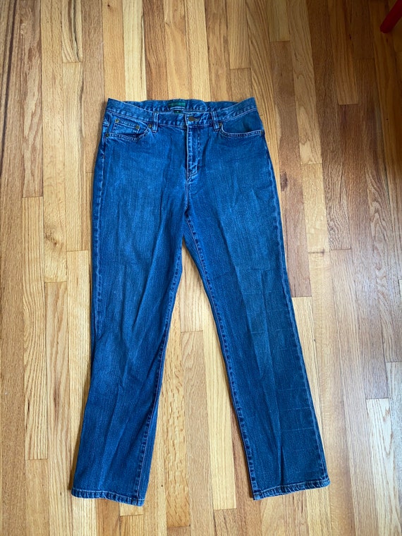 Size 10,RALPH LAUREN VINTAGE Jeans,grunge jeans,si