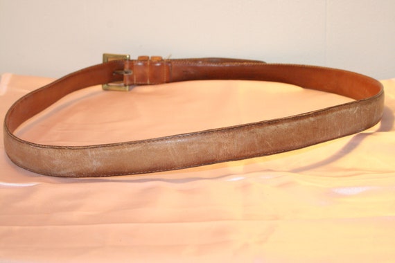 VINTAGE COACH BELT,vintage brown leather belt,vin… - image 7