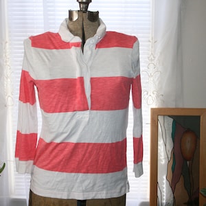 J CREW STRIPED Top Womens,j crew womens tops,j crew tops womens,j crew striped tops,striped shirt women,striped shirt with collar,striped