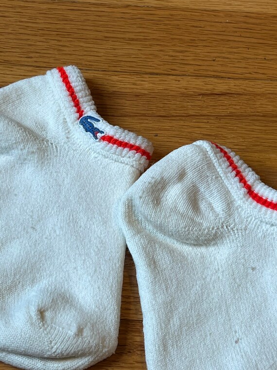 VINTAGE LACOSTE SOCKS,vintage ankle socks,retro ankle… Gem