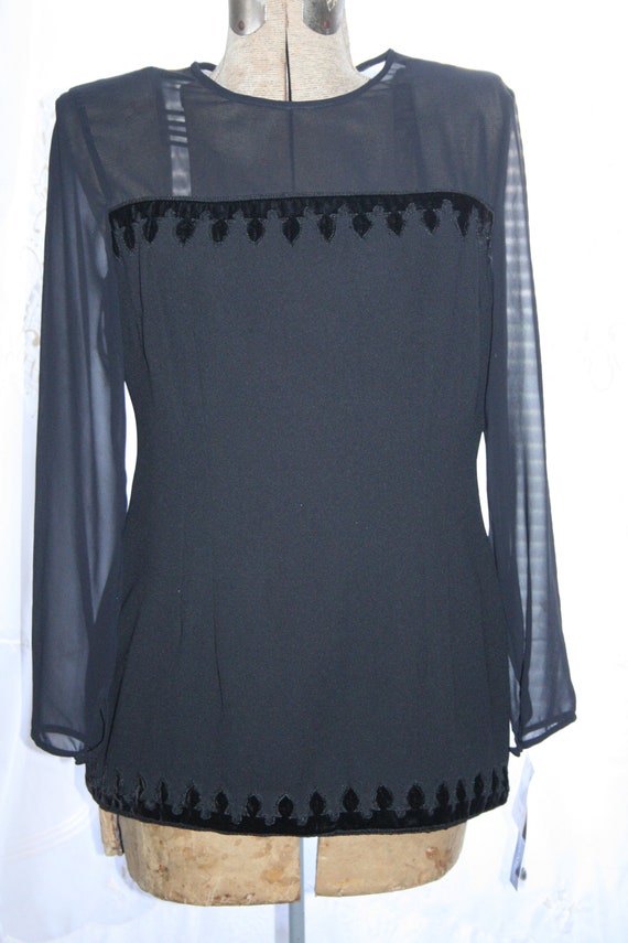 vintage goth blouse,vintage goth clothes,vintage … - image 2