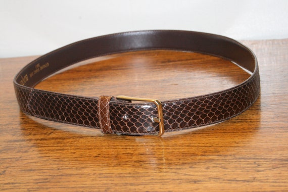 small,SNAKE SKIN BELT,snake belt,boho belt,southw… - image 3