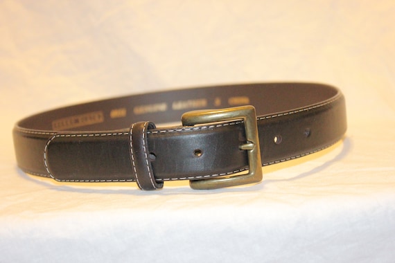 VGT LEATHER BELT,vintage brown leather belt,vinta… - image 1