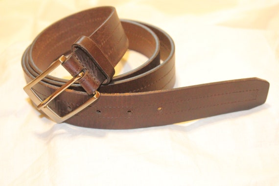 MENS LEATHER WIDE Belt,leather belt mens,mens lea… - image 3