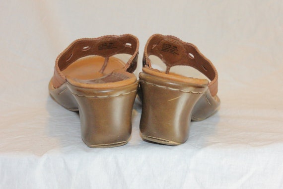 size 8 VGT SANDAL HEELS,vintage boho wedding shoe… - image 4