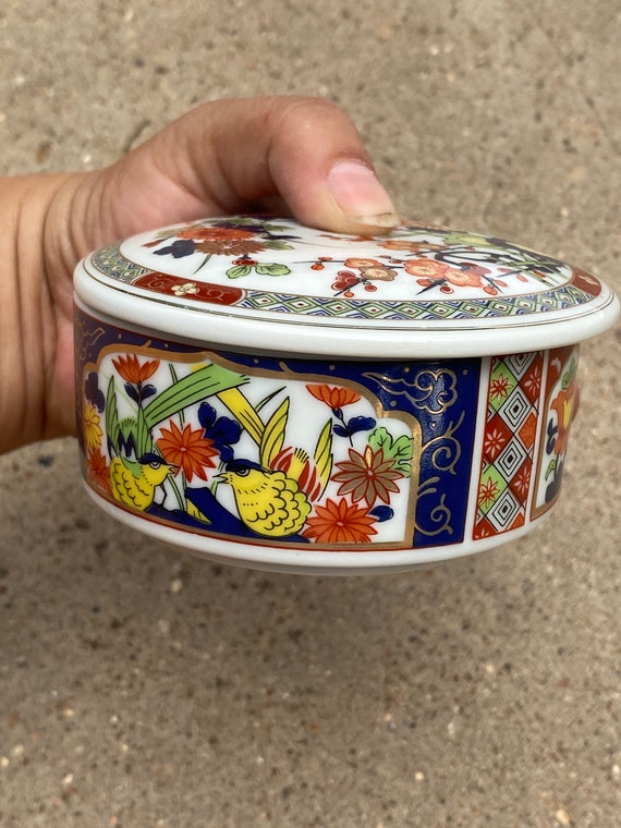 PORCELAIN FLOWER BOX,porcelain box with lid,porce… - image 9