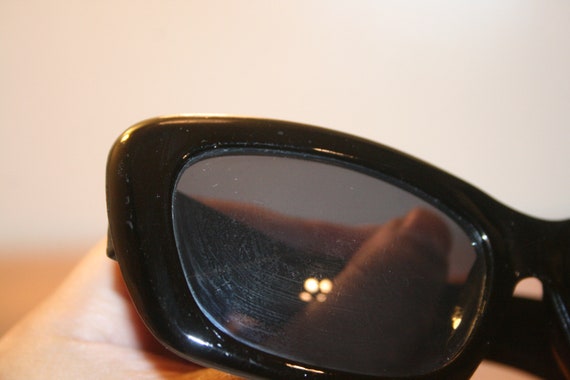 VINTAGE BLACK SUNGLASSES,vintage sunglasses,vinta… - image 3