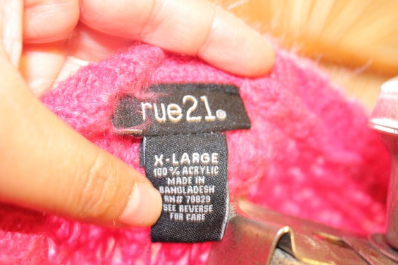 ACRYLIC MINIMALIST SWEATER,barbie pink sweater,pi… - image 9