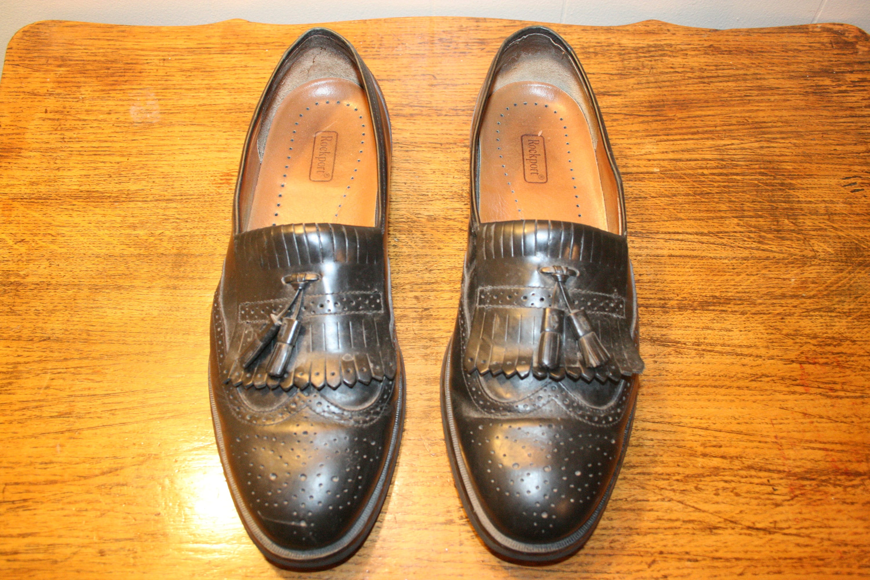 Rockport Mens Tassel Loafers Size 11M Black Leather Rockport Men main image 2
