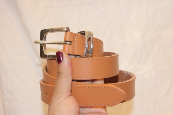 VGT WOMEN LEATHER Belt,vintage leather belt,women… - image 2