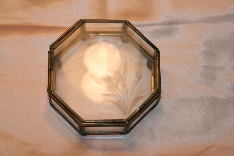 DRIED FLOWERS BOX,flower box,glass box,jewelry glass box,trinket jewelry box,glass box wedding,glass box geometric,heirloom box,french decor