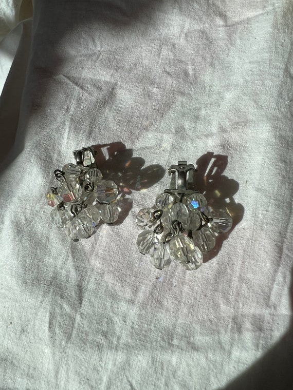 VGT SWAROVSKI GLASS Earrings,vintage wedding swar… - image 9