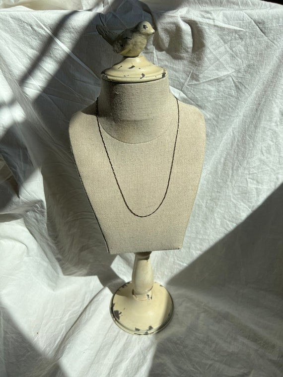 VINTAGE STERLING SILVER Necklace,vintage silver necklace,vintage sterling silver chain necklace,vintage sterling silver necklace italy
