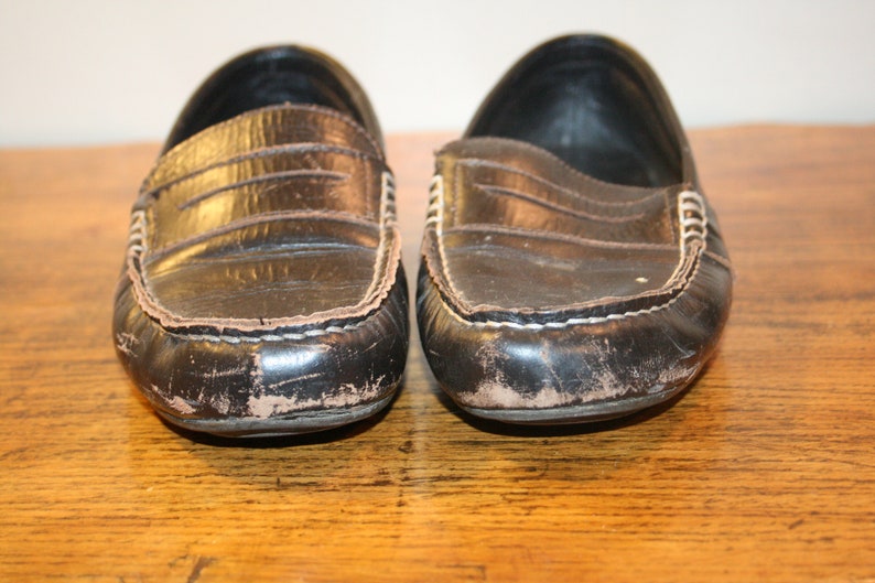 POLO LEATHER Loafersloafers Size 7.5loafers for - Etsy