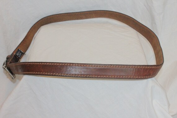 VINTAGE BRIGHTON LEATHER Belt,vintage leather bel… - image 5