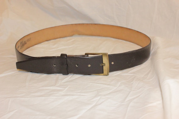 VINTAGE WOMEN LEATHER Belt,vintage small womens l… - image 1