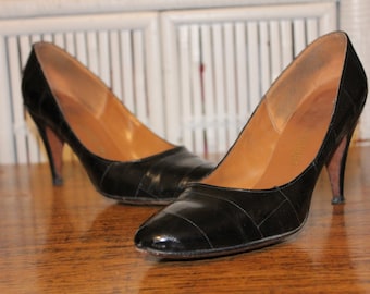 Carlo Morandi Genuine Eel Skin Shoes Size 11 M40397 - Etsy display picture 1