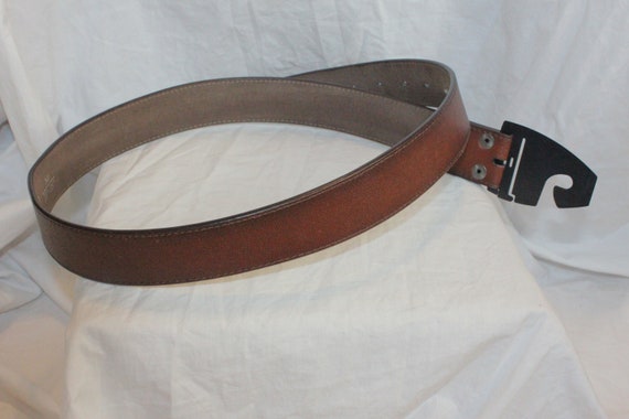 VINTAGE WIDE LEATHER Belt,vintage leather belt,wo… - image 6