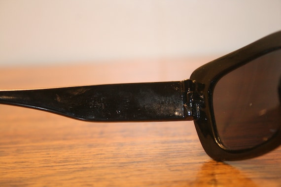 VINTAGE BLACK SUNGLASSES,vintage sunglasses,vinta… - image 7