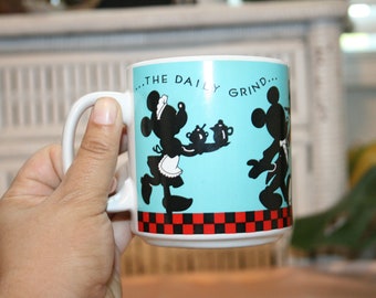 KOFFIE MICKEY MOUSE Cup, vintage mickey mouse, mickey mouse keuken, minnie muis keuken, minnie muis beker, mickey mouse beker, mickey muis mok
