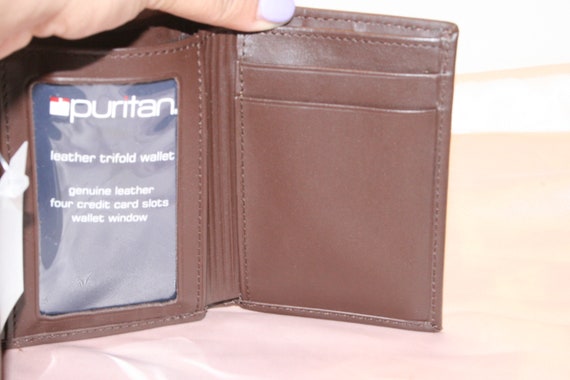 MINIMALIST LEATHER WALLET,new with tags wallet,tr… - image 4