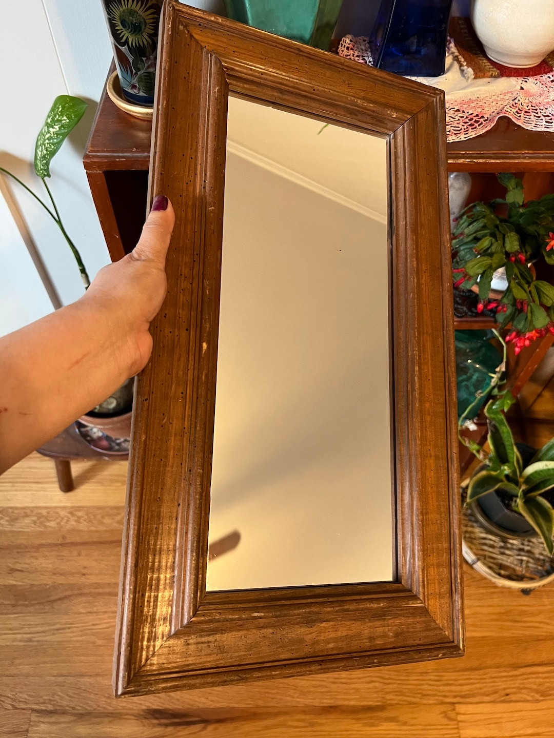 VINTAGE MIRROR WALL Decor,wall of Vintage Mirrors,vintage Rectangle ...